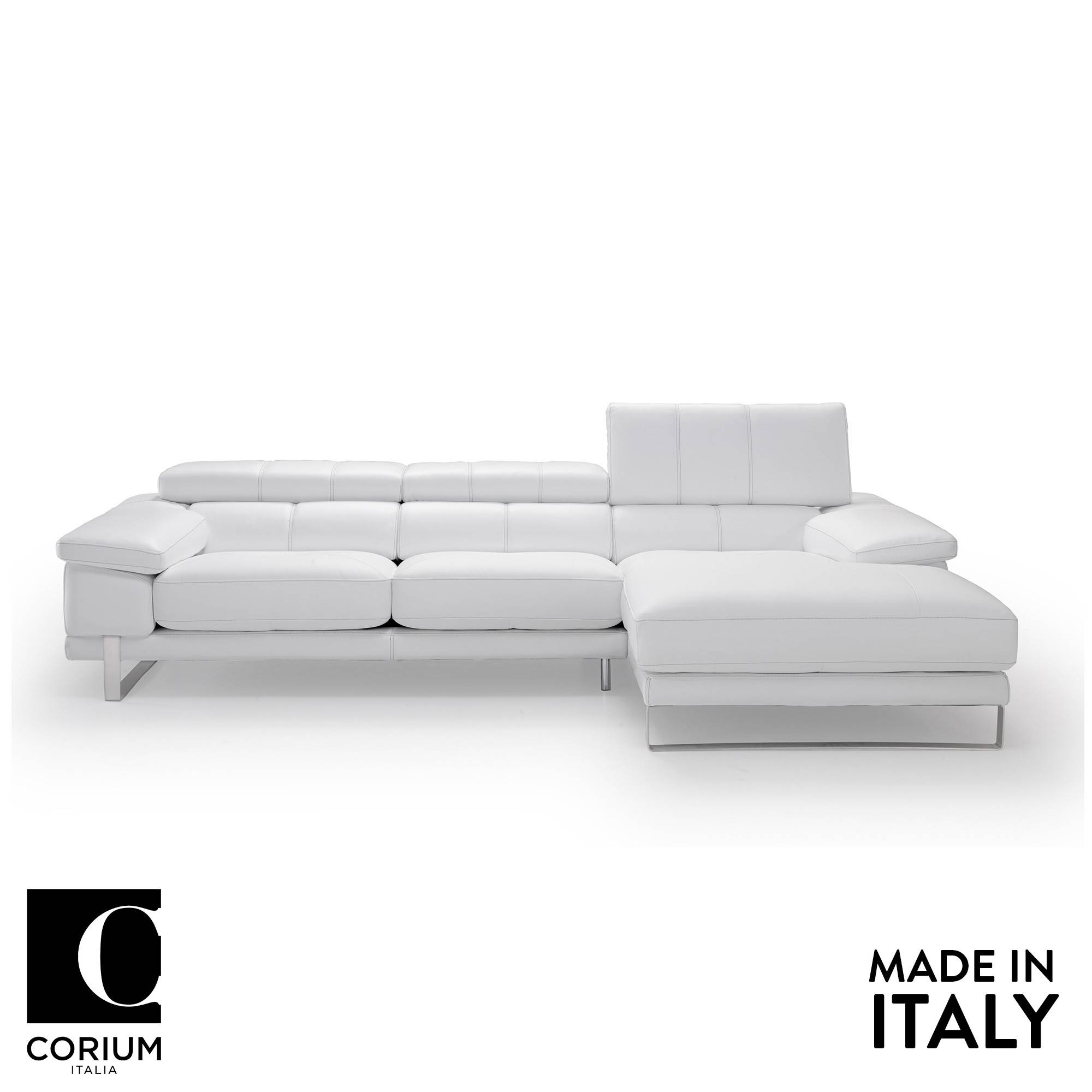 Dado Italian Leather Sofa By Corium, Leather Couch L Shape